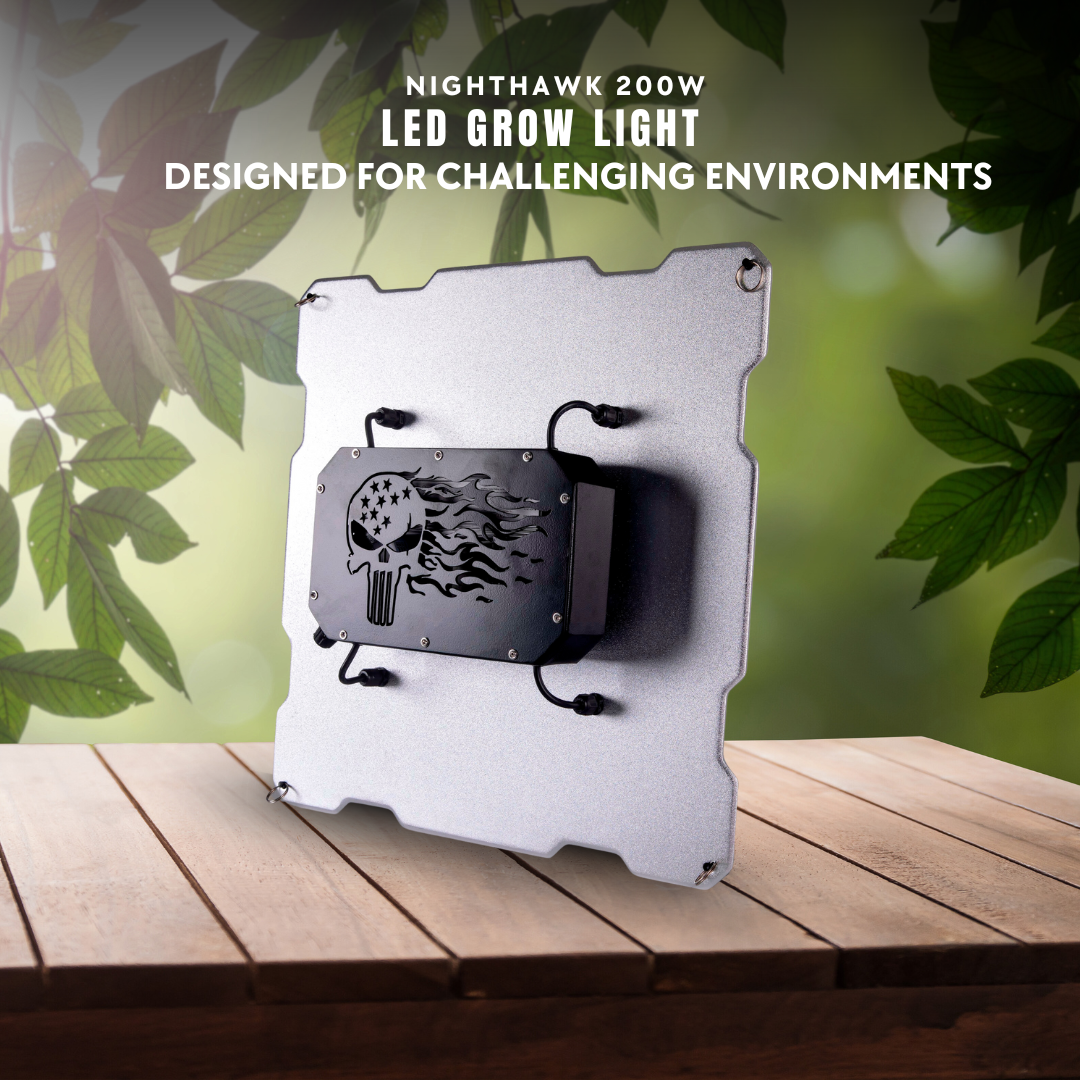 Nighthawk 200W LED Grow Light – Full Spectrum IoT Smart Lighting for Indoor Gardens