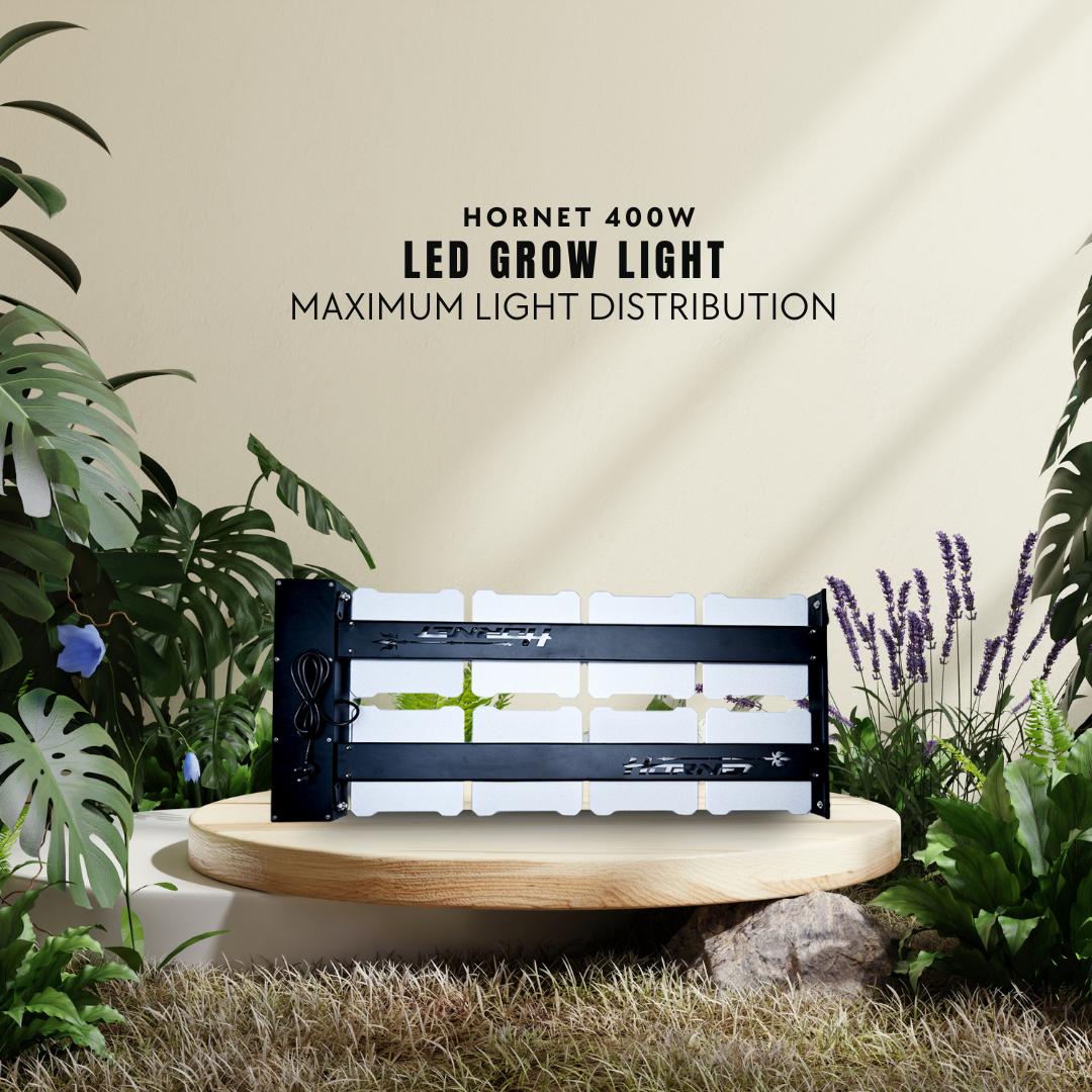 Hornet 400W LED Grow Light – Full Spectrum IoT Smart Lighting for Large-Scale Indoor Gardens