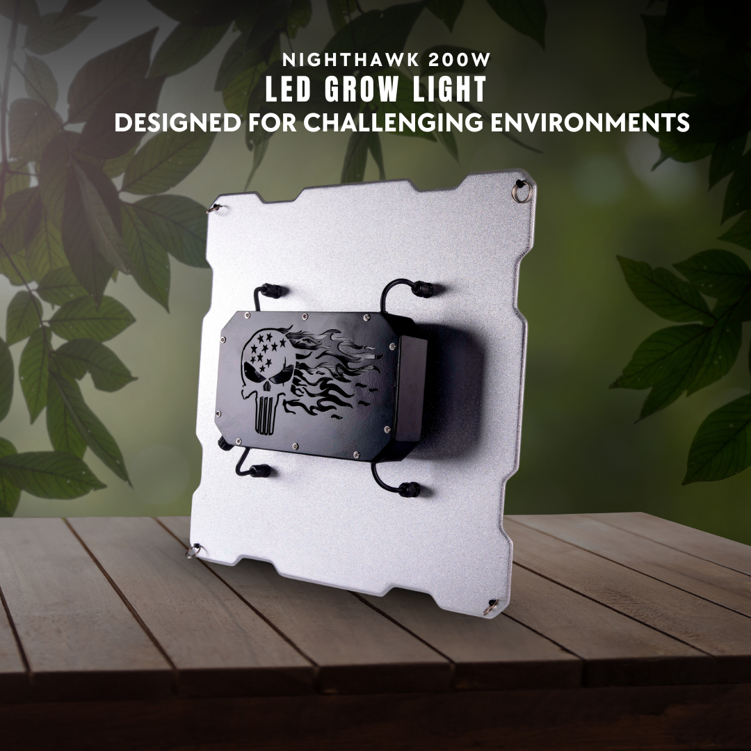 Nighthawk 200W LED Grow Light – Full Spectrum IoT Smart Lighting for Indoor Gardens