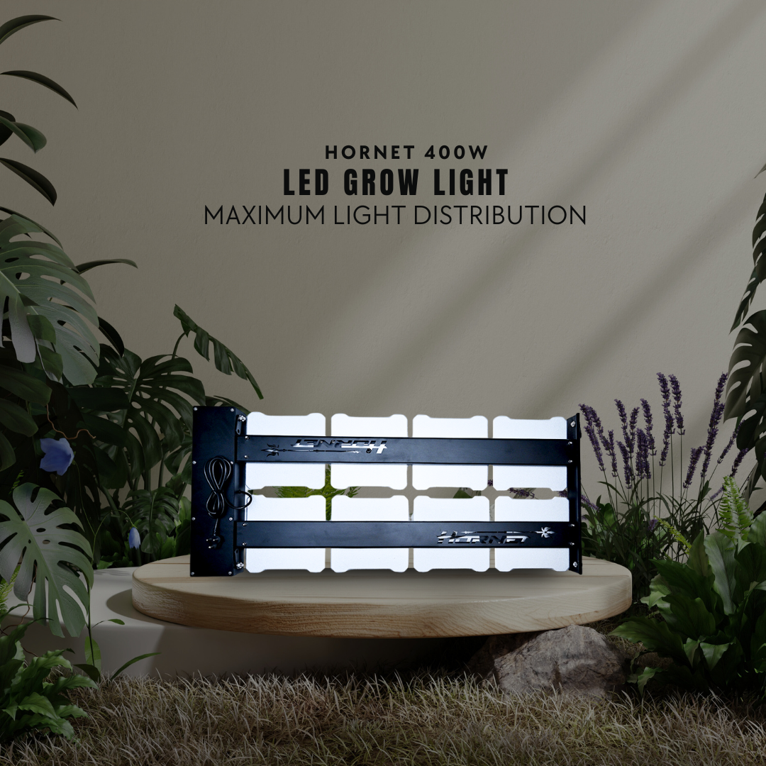 Hornet 400W LED Grow Light – Full Spectrum IoT Smart Lighting for Large-Scale Indoor Gardens