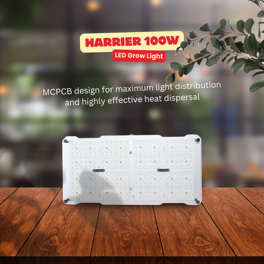 Harrier 100W LED Grow Light – Full Spectrum Lighting for Plants