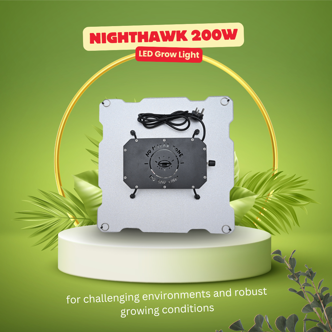 Nighthawk 200W LED Grow Light – Full Spectrum IoT Smart Lighting for Indoor Gardens