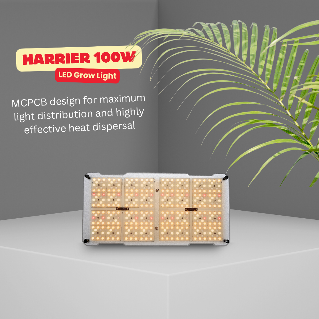 Harrier 100W LED Grow Light – Full Spectrum Lighting for Plants